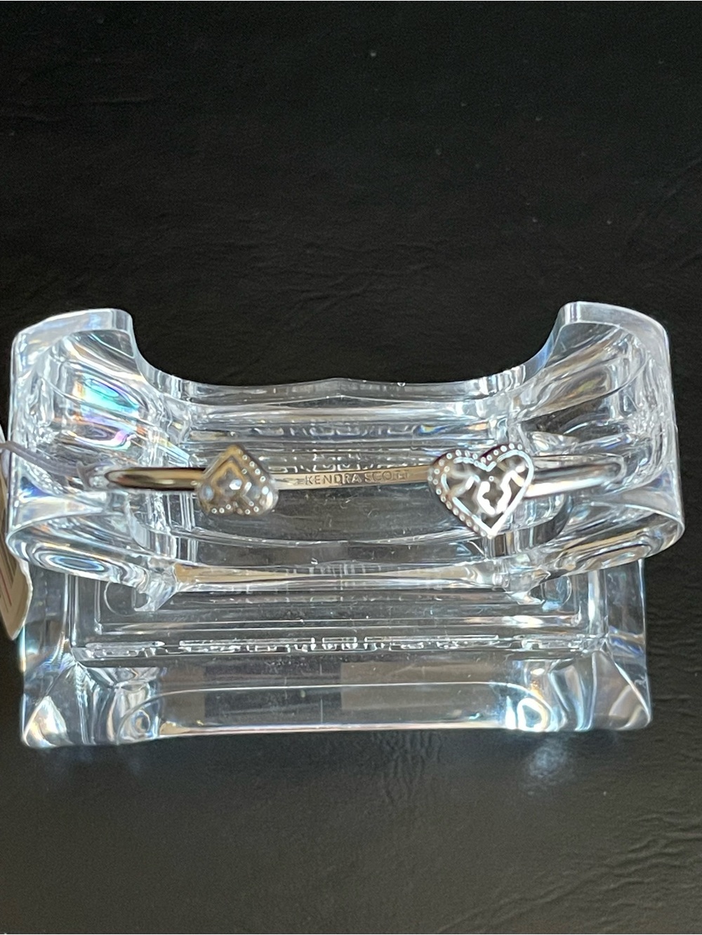 Kendra Scott open Bangle with heart accents. - Picture 3 of 7